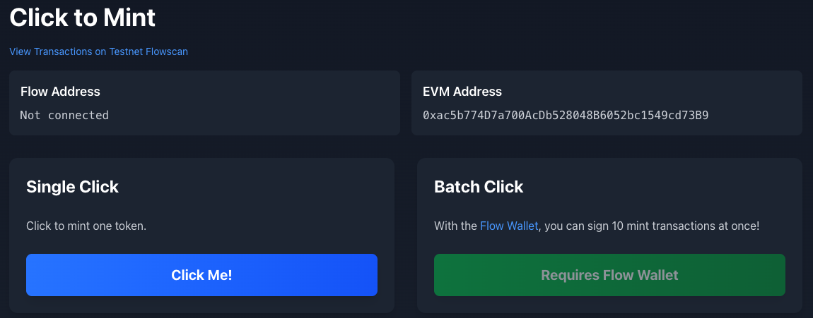 Click to Mint